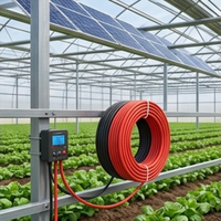 Für 4mm2 6mm2 Verzinntes Kupfer XLPO-Isoliertes Solar-PV-Kabel für Photovoltaik-System DC-Verbindung