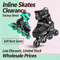 Patins à roulettes ventilés en maille avec système de fixation multicouche de sécurité, roues lumineuses automatiques et roulements durables pour l'extérieur