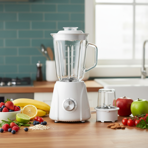 Mini Licuadora Portátil 2 en 1 de Vidrio, Electrodoméstico de Cocina de 2 Velocidades con Capacidad de 1.5L, Mezcladora de Frutas y Exprimidor - Product Image 6