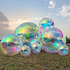 <span class=keywords><strong>Ballon</strong></span> sphérique flottant géant en PVC réfléchissant avec impression numérique pour décorations d'événements - Product Image 5