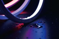 BERIXDEEP RGB IC Neon Rope 1615 Vue de dessus 24V Coloré IP67 Silicone LED Bande Numérique Adressable LED Neon Flex pour Salle de Jeu
