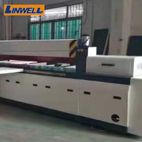 Machine de découpe, d'expansion, de pliage et de découpe de panneaux en nid d'abeille en aluminium pour blocs de noyau en aluminium Linwell