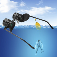 HTM Men's 10X Magnifying Telescope Aluminum Alloy Adjustable Nose Bridge for Outdoor Activities Fishing Hiking Camping Hot Item