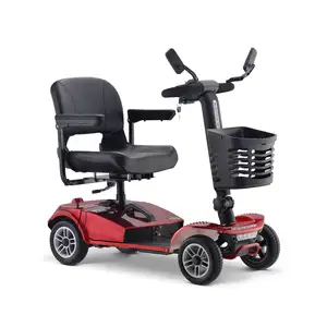 Travel 4 Wheels Wheel Chair Elderly Electric Scooter Disabled Handicapped Folding Mobility Scooter For Seniors