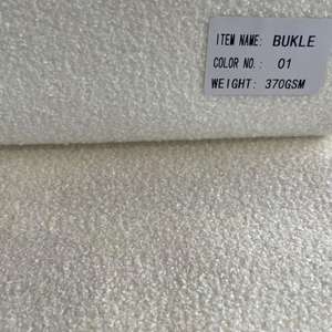 100% Polyester Neues Design Bouclé Teddy-Velours Gestrickter Atmungsaktiver Wasserdichter Polsterstoff für Sofa Couch Möbel - Product Image 4