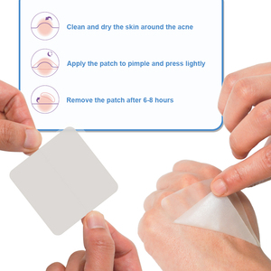 แผ่นปิดสิวแบบใสขนาดใหญ่รูปทรงสี่เหลี่ยม แผ่นปิดสิวไฮโดรคอลลอยด์สำหรับผิวกาย ใบหน้า หน้าผาก <span class=keywords><strong>หลัง</strong></span> คอ และหน้าอก - Product Image 3