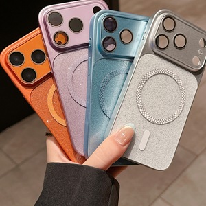 Coque de téléphone magnétique scintillante tendance en TPU et PC avec protection d'objectif pour <span class=keywords><strong>iPhone</strong></span> 17 Air, compatible <span class=keywords><strong>iPhone</strong></span> 17 et 16 Pro Max - Product Image 1
