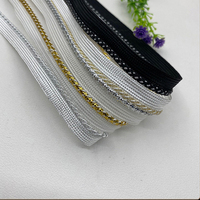 Bande de passepoil décorative non élastique en polyester pour vêtements, rideaux, oreillers, sacs, chaussures, chapeaux et accessoires de couture