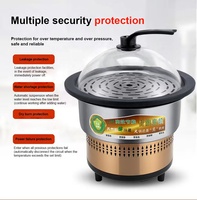 Imichef 2800W Commercial industriel chauffage rapide cuiseur à vapeur électrique marmite cuisson vapeur alimentaire pour une utilisation au restaurant