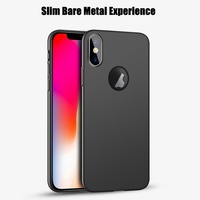 Coque antichoc en PC pour XR/XS/XS Max avec sac OPP, toucher lisse