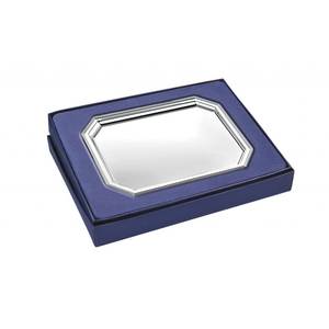 Plateau de service octogonal en bois élégant et décoratif 170x235 mm, plateau moderne pour aliments, design personnalisable, OEM/ODM bienvenus - Product Image 2