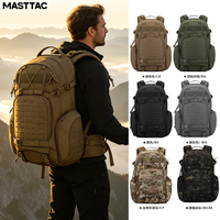 Sac à dos tactique MASTTAC MS7529 40L Thunderbolt, imperméable, en nylon 500D, grande capacité, pour ordinateur portable, randonnée en plein air, unisexe