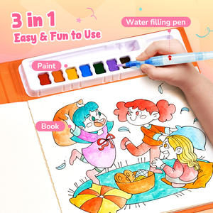 Joycat <span class=keywords><strong>Animaux</strong></span> Peinture Jouets Éducatifs <span class=keywords><strong>Aquarelle</strong></span> Livre Pour Enfants Coloriage Livre Impression Services Enfants Apprentissage Livres - Product Image 2