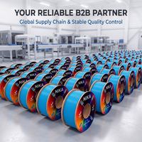 Filament d'impression 3D PETG 1,75 mm sans enchevêtrement, bobine plastique scellée sous vide, directement de l'usine, pour imprimante FDM et prototypes industriels