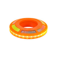360 °   Cône de signalisation LED haute visibilité, signal d'urgence, lumière de sécurité pour travaux routiers, CE RoHS