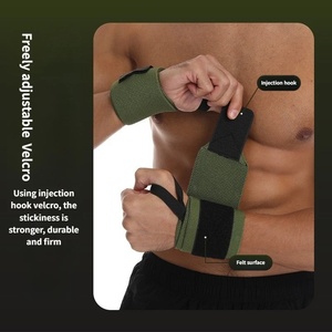 Muñequeras Deportivas para Levantamiento de Pesas, Gimnasio, Cross Training, con <span class=keywords><strong>Soporte</strong></span> Acolchado para el <span class=keywords><strong>Pulgar</strong></span>, Correa de <span class=keywords><strong>Soporte</strong></span> para la Mano, Color Sólido - Product Image 4