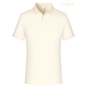 Camiseta Polo Blanca de Manga Corta, Color Sólido, Secado Rápido, Ropa de Trabajo, Camiseta Publicitaria Personalizada Y3 - Product Image 2