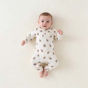 <span class=keywords><strong>Ropa</strong></span> para Bebés Recién Nacidos Hongbo, Estilo Europeo, Venta al por Mayor, Pijamas de Bambú y Algodón con Spandex, Manga Larga, Mono para Bebé de 0 a 12 Meses - Product Image 4