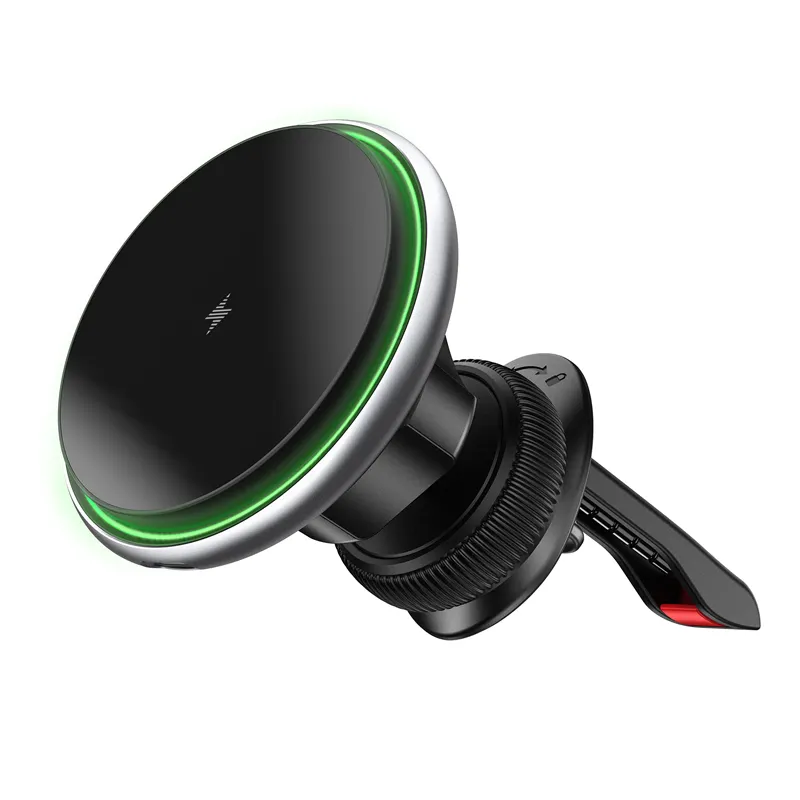 Best Selling 2023 Amazon Dashboard Mount Air Vent Magnetic Wireless Car Charger Phone Holder For Iphone 14