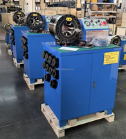 Machine à sertir les flexibles hydrauliques importée 3Kw/4Kw 31.5 MPa DX-68, équipement de fabrication de flexibles 1/4''-2'' avec composants de moteur