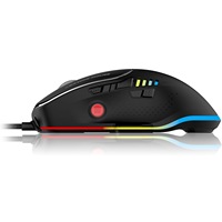 Souris de jeu programmable AIKUN filaire + sans fil 2,4 G - Rétroéclairage RVB dynamique réglable - 7 touches macro - DPI commutable 16000 - Touche Fire