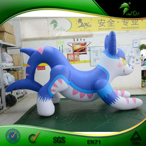 Husky-juguete inflable gigante, disfraz de perro de dibujos animados personalizado - Product Image 3
