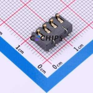 06H444050 Blade/Spring Contact Battery <b>Connector</b> SMD,P=3mm <b>Connector</b> - Product Image 1