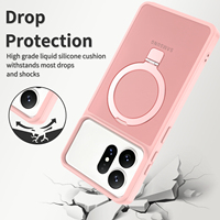 Coque de protection intégrale pour Samsung Galaxy S27 Ultra, étui de téléphone portable robuste avec protection à 360 degrés °   Support magnétique rotatif