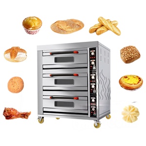 Horno a gas y eléctrico al por mayor, horno comercial convencional, horno <span class=keywords><strong>de</strong></span> cocina para panadería con precio - Product Image 1