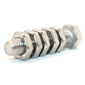 Écrou fin standard DIN 936 M8 M10 M12 DIN 439 Écrous hexagonaux 1/<span class=keywords><strong>2</strong></span> "Acier Zinc - Product Image 2