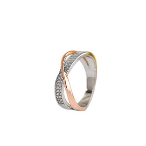 Anillo geométrico para mujer con micro pavé de circonitas, joyería para el dedo índice, regalo - Product Image 5