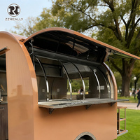 Camion de restauration extérieur personnalisable pour pop-corn, café et pizza VIN