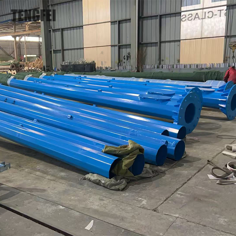 Customized Height Galvanized Steel Light Pole