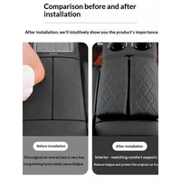 Housse de boîte d'accoudoir en cuir et coussin de rehaussement pour rangement central pour Zeekr 7X – Accessoires de modification de l'espace de rangement intérieur