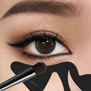 Mini protège-yeux en silicone pour eye-liner, mascara et fard à paupières, idéal pour le maquillage des cils et des yeux - Product Image 3