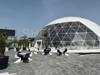 Dôme géodésique extérieur étanche Play Show Concert Business Ceremony Party Dinner Chapiteau Tent Events Dome Hall
