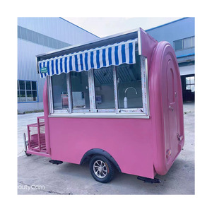 2024 HANYI Machines alimentaires de rue pour le commerce des petites entreprises camion de crème glacée Hot Dogs chariot chariot <span class=keywords><strong>à</strong></span> café barres mobiles Mini camion de nourriture - Product Image 3