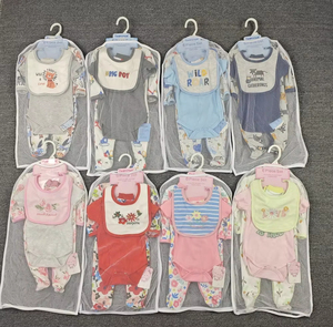Set Regalo per <span class=keywords><strong>Neonati</strong></span> Bulala, 6 Pezzi in Cotone, per Bambini 3-9 <span class=keywords><strong>Mesi</strong></span>, Maniche Lunghe, Invernale, Stampa Animali Cartoon, Traspirante - Product Image 5