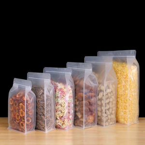 PEAK品牌食品级透明防潮200微米厚平底磨砂自封袋可重复封口 - Product Image 3