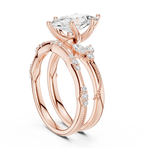 Bague de fiançailles solitaire en diamant à prix bas avec un style tendance, bague de fiançailles faite à la main pour femmes, portée par les exportateurs - Product Image 5