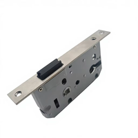 Serrure de porte à mortaise magnétique silencieuse 5845, finition zinguée, pour porte intérieure en bois, quincaillerie de serrure de porte, directement de l'usine
