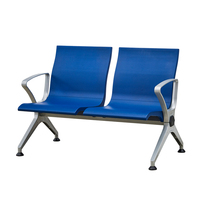 Chaises d'attente pour hôpital et aéroport, 12, 3, 4, 5 places, en cuir PU, poutre en aluminium durable, design moderne pour utilisation en centre commercial