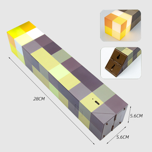 Phong cách hiện đại cho cho Minecraft <span class=keywords><strong>Led</strong></span> đèn pin <span class=keywords><strong>Torch</strong></span> đêm đèn USB có thể sạc lại tường ánh sáng ABS màu-thay đổi màu vàng cho - Product Image 4
