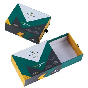 Cajas de papel de embalaje de regalo con cajón deslizable de cartón rígido hecho a mano impreso personalizado