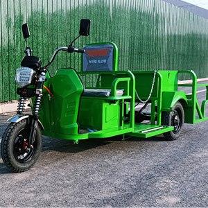 รถสามล้อบรรทุกไฟฟ้าพร้อมรถพ่วงถังขยะ >1000W รถบรรทุกขยะแบบเปิด 30-50 กม./ชม. ระยะทางวิ่ง 50-70 กม. - Product Image 2