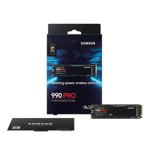 Samsung 990 PRO SSD NVMe M.<span class=keywords><strong>2</strong></span> PCIe Gen4 M.<span class=keywords><strong>2</strong></span> 2280 SSD สำหรับเล่นเกมและเวิร์กสเตชันงานหนัก MZ-V9P2T0B/AM - Product Image 4
