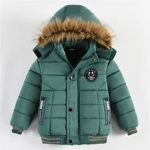 Veste <span class=keywords><strong>Parka</strong></span> longue pour enfants, vêtements chauds pour bébés, manteaux d'hiver pour garçons, vestes rembourrées à capuche pour enfants, nouvelle collection - Product Image 2