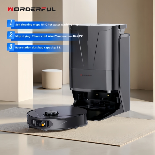 Precise Obstacle Avoidance Automatic Vacuum Cleaner Robot Robot Vacuum and Mop Cleaner with Self Cleaning Home Cleaning Robot