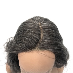 RU 100 <span class=keywords><strong>capelli</strong></span> umani in pizzo trasparente frontale dritto corto taglio parrucche <span class=keywords><strong>capelli</strong></span> <span class=keywords><strong>grigi</strong></span> anteriori parrucche per le donne - Product Image 6