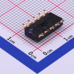 EM-05-Q DIP Switch SMD-10P,6x12.6mm Switch ( Number of Switch Sections: 5 )( Lead Spacing: 2.54mm ) - Product Image 2